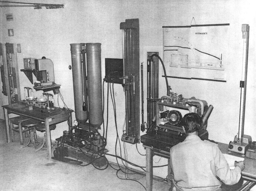 Meteorologická laboratoř Vojenské technické akademie v 50. letech